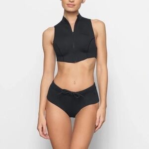 NWOT Skims Swim Sport Scuba Cheeky Bottom Size 4x Black